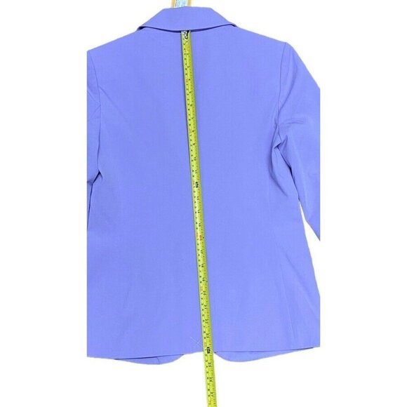 Tanya Taylor sz 0 Blazer Lilac Purple Andie Single Button Classic Designer - Picture 9 of 10